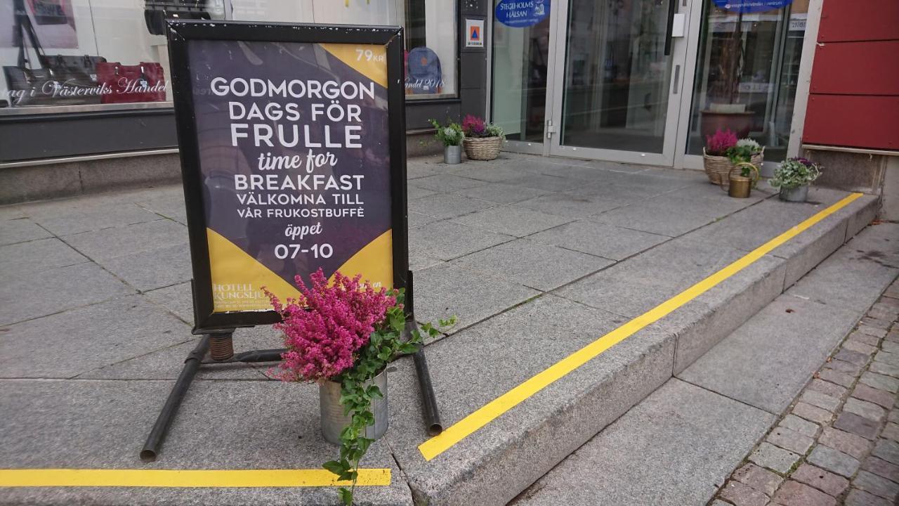 Hotell Kungsljus, Budgethotell Västervik Esterno foto